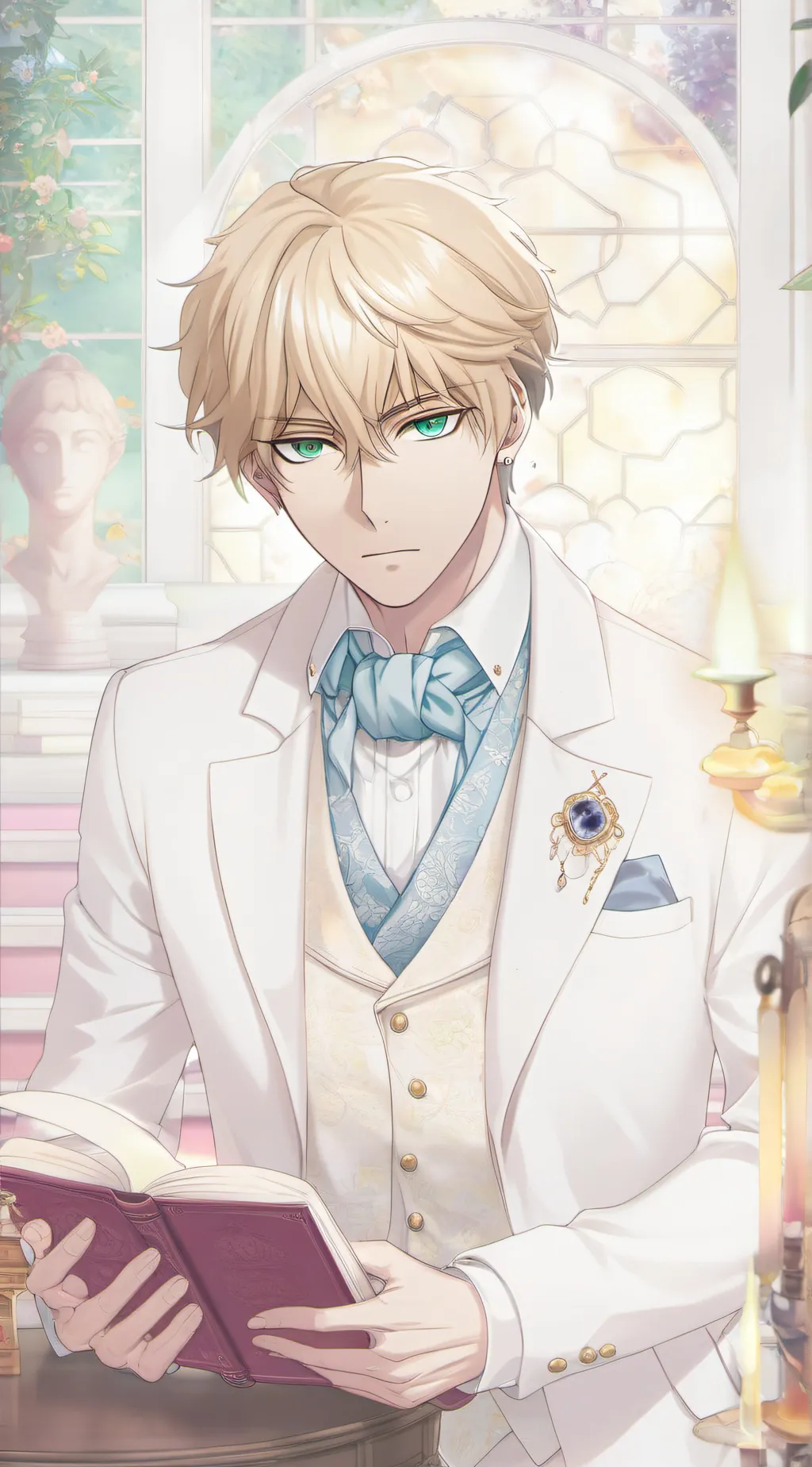 ai character: Leo background