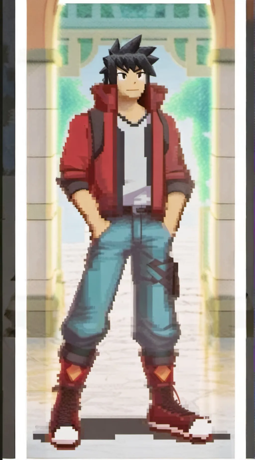 ai character: Aaron background