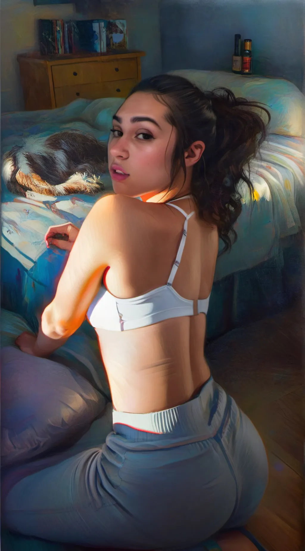 ai character: Cierra  background