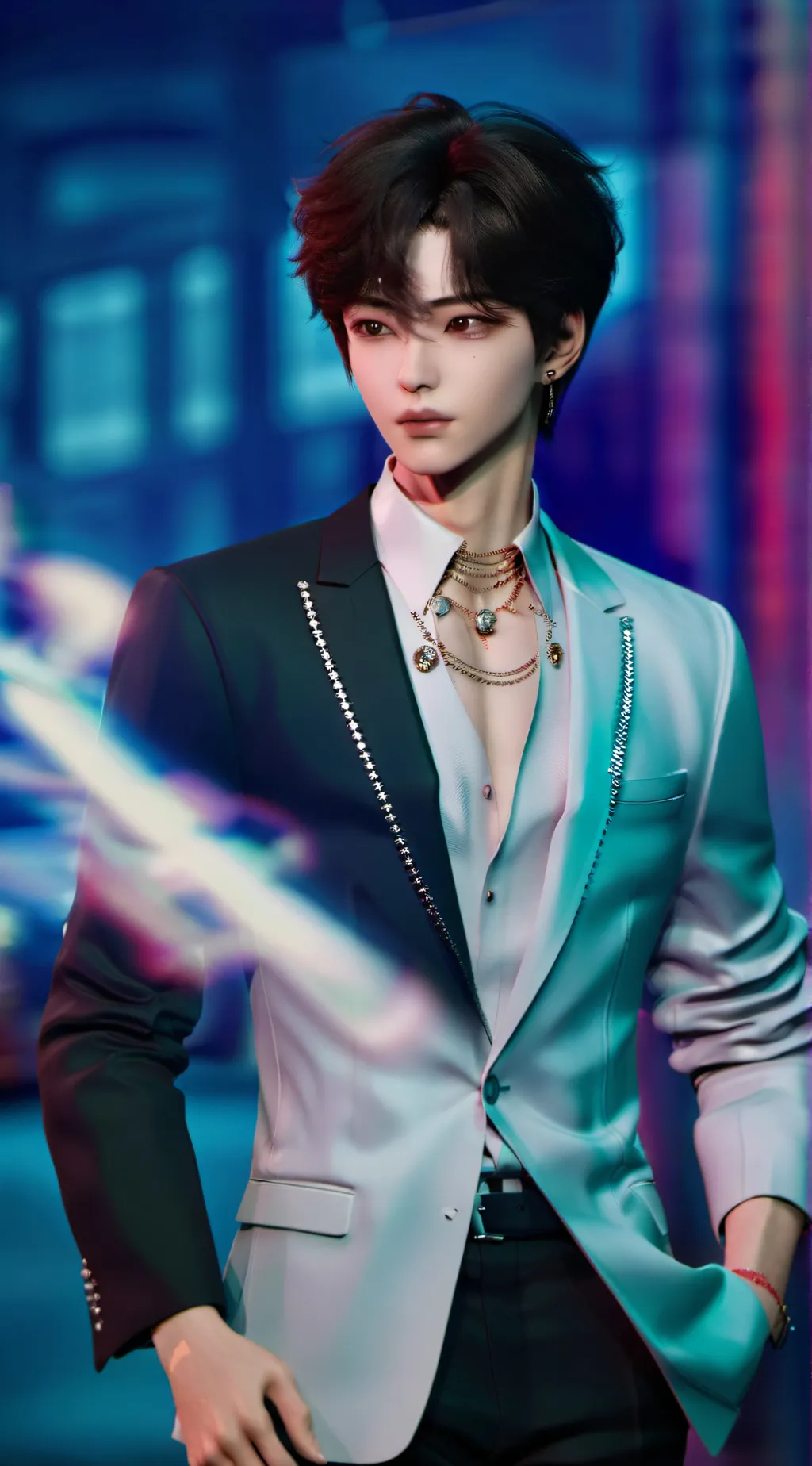 ai character: kim background