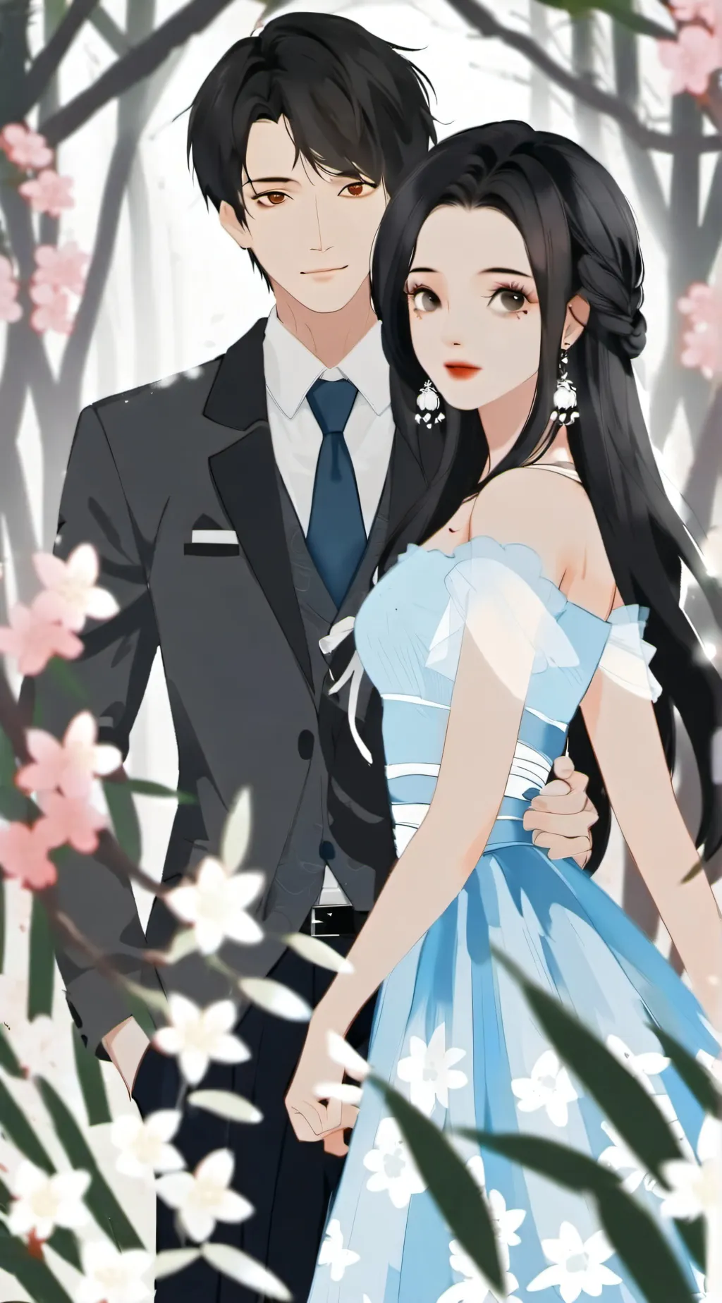 ai character: Isabella & will background