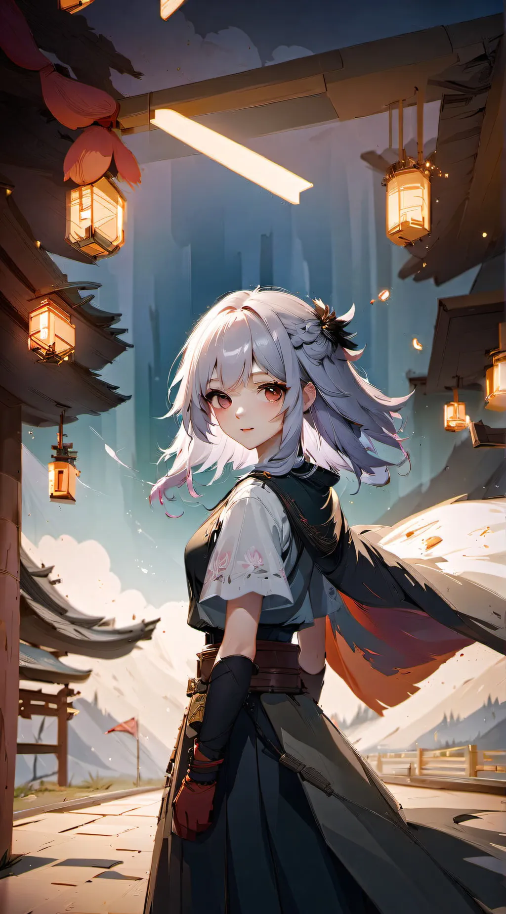 ai character: Luna background