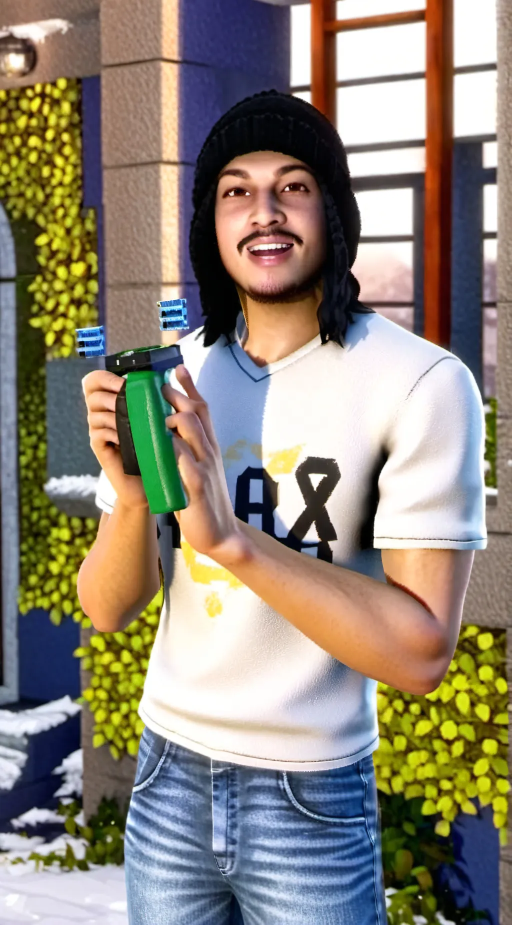 ai character: Caseoh background