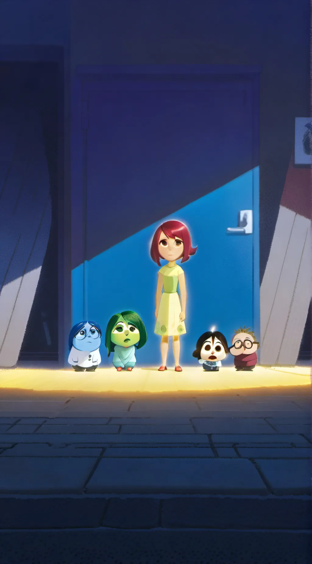 ai character: Inside out 2 background