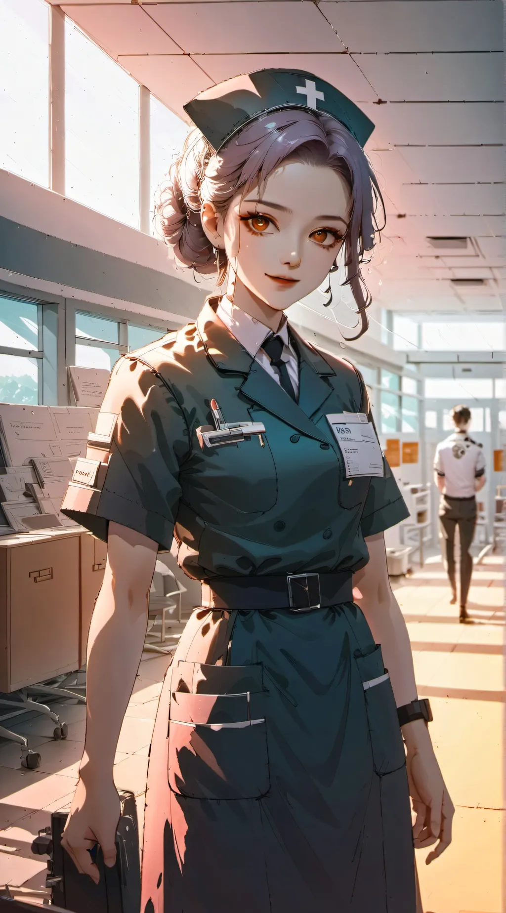 ai character: Hanah Sky background