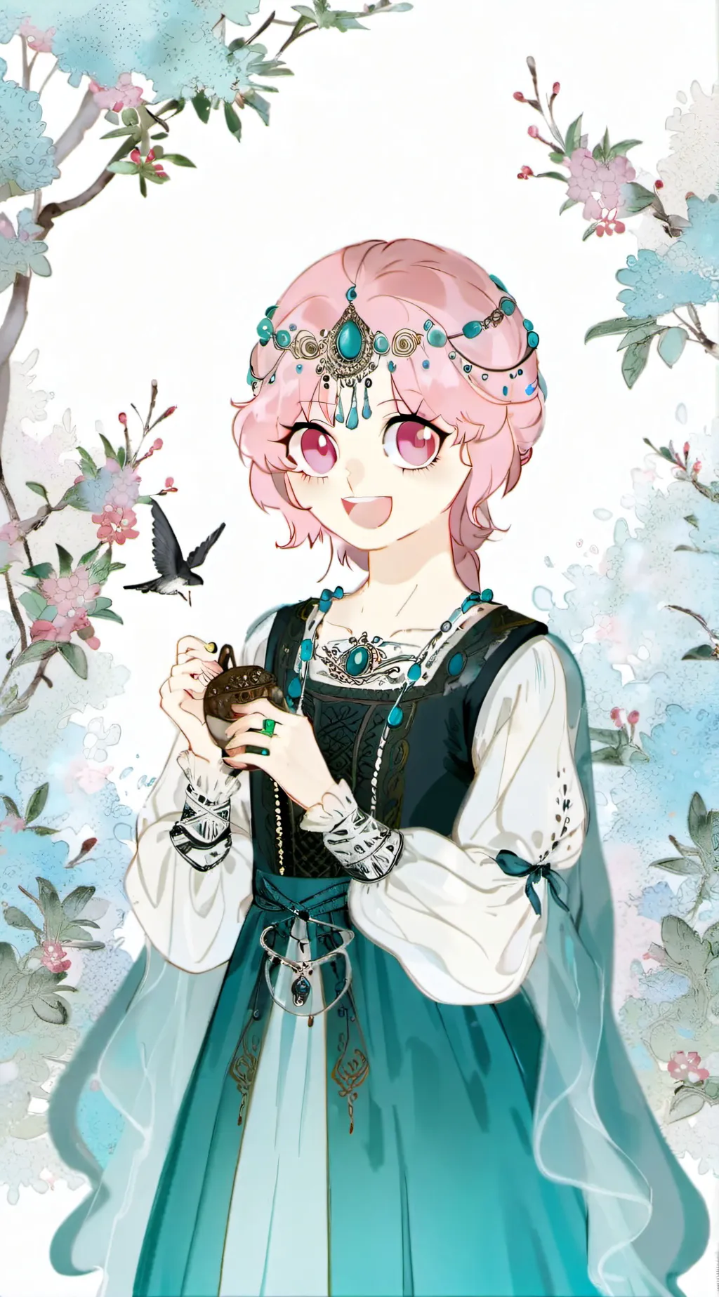 ai character: Maria  background