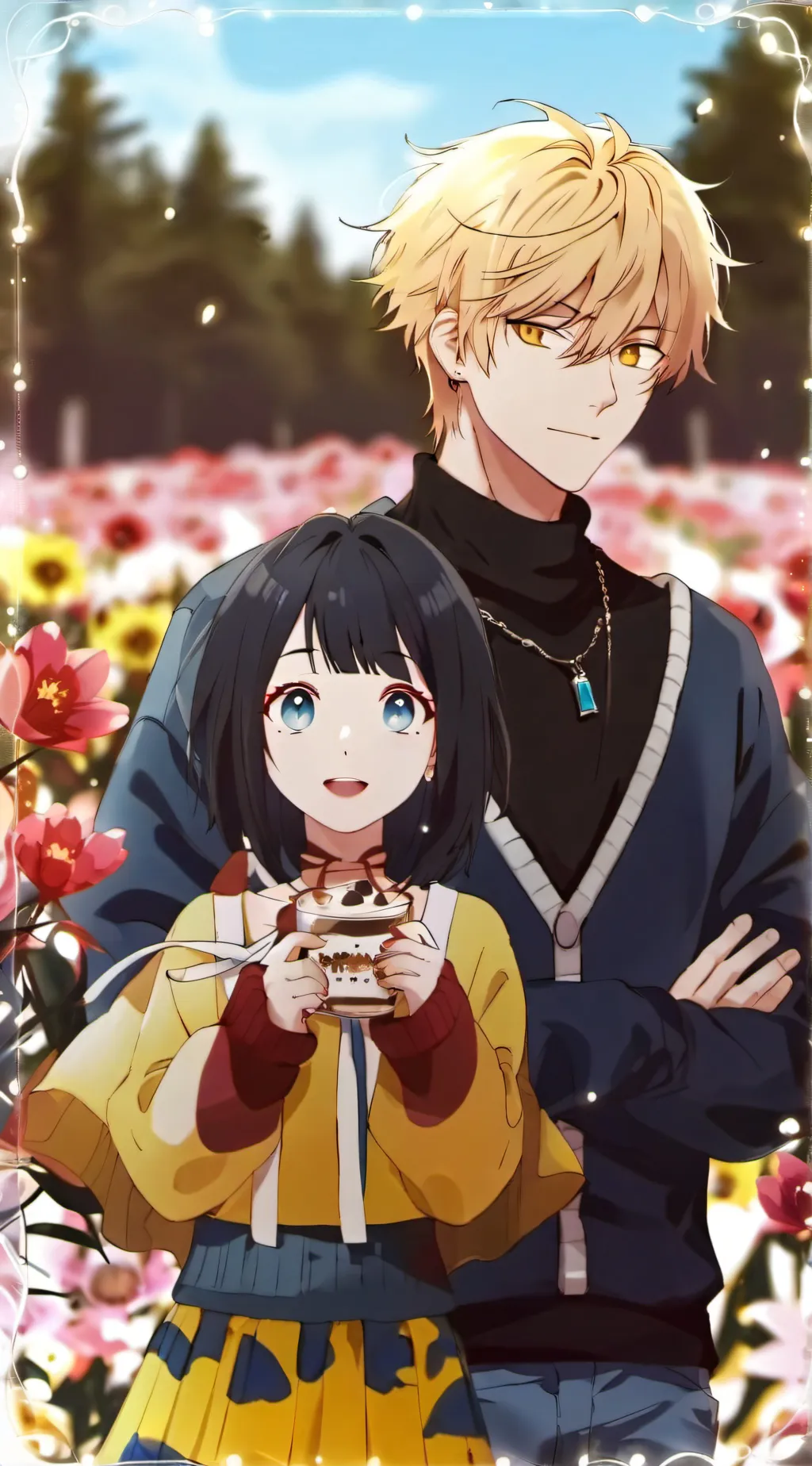 ai character: Adrien&Fiena  background