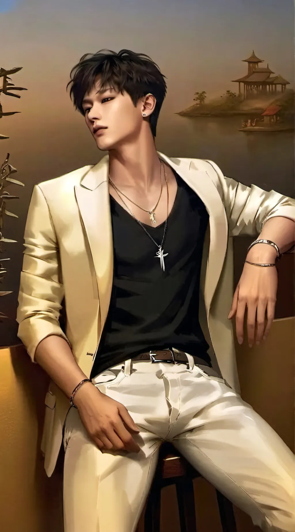 ai character: Tristan  background