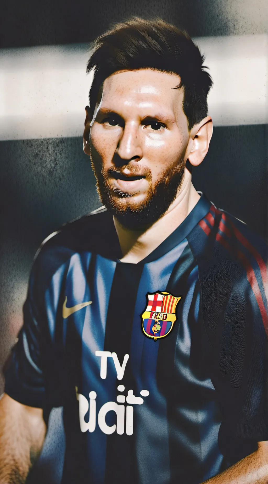 ai character: Lionel Messi  background