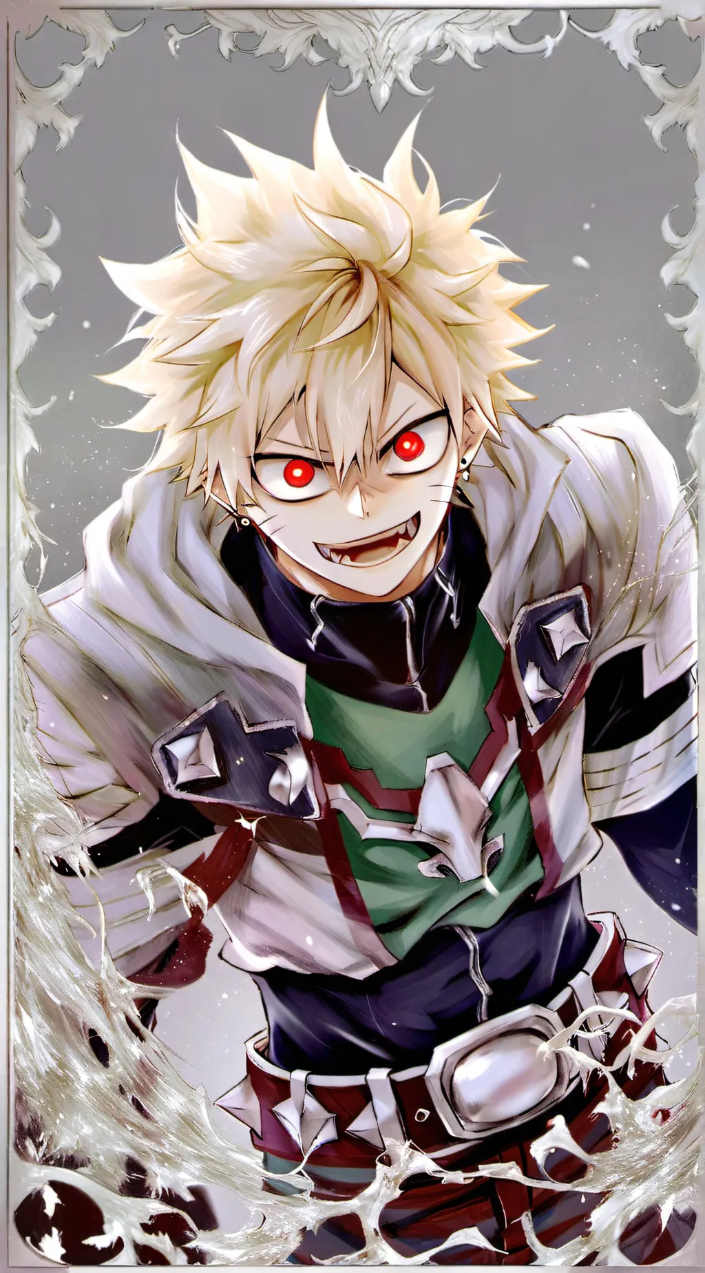 ai character: Kirishima Eijirou background
