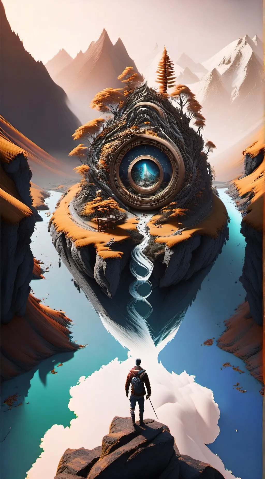 ai character: ... L background