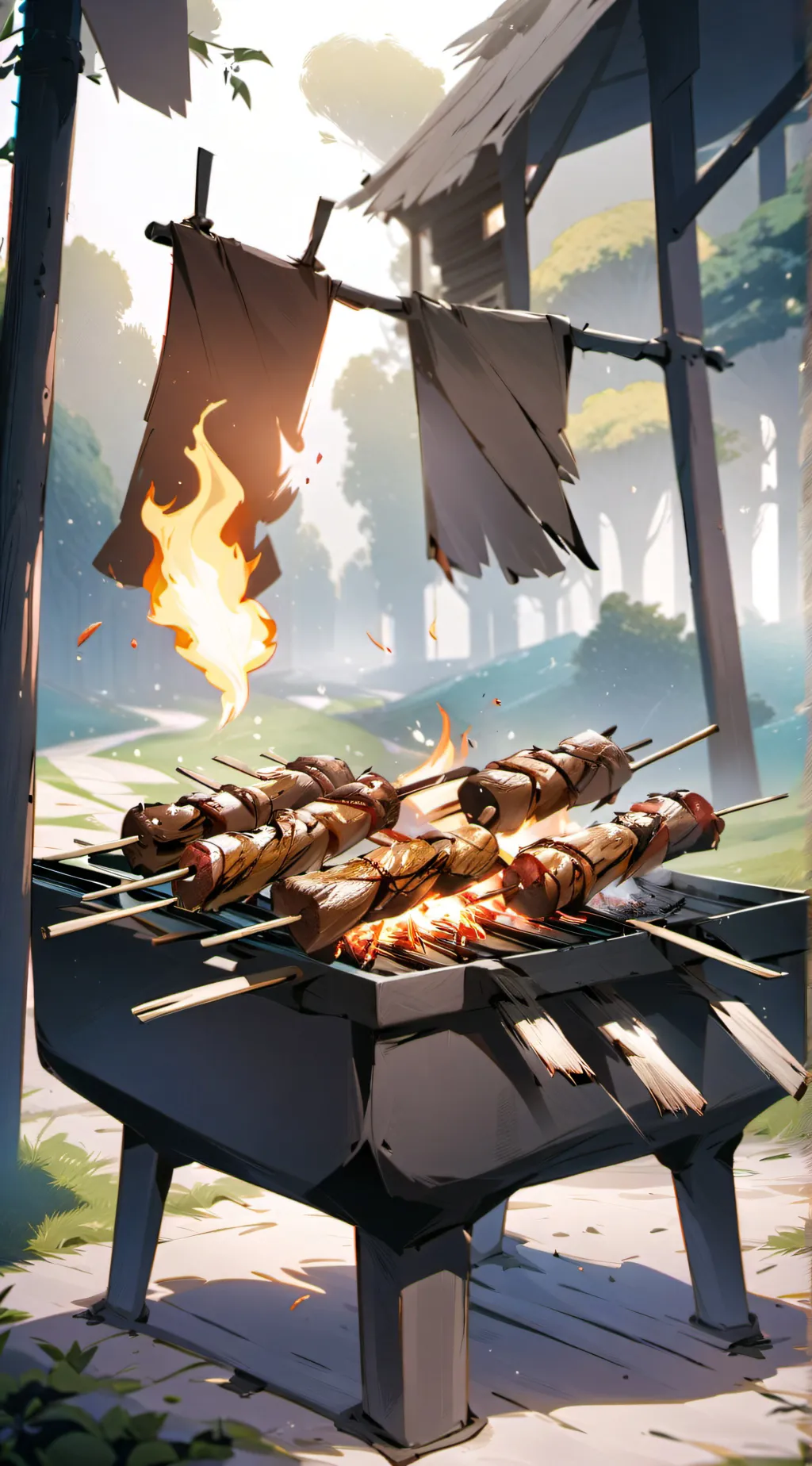 ai character: Roast battle background