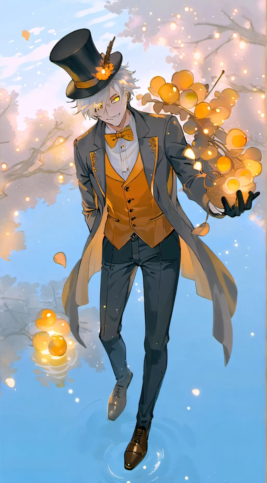 ai character: Bill cipher background