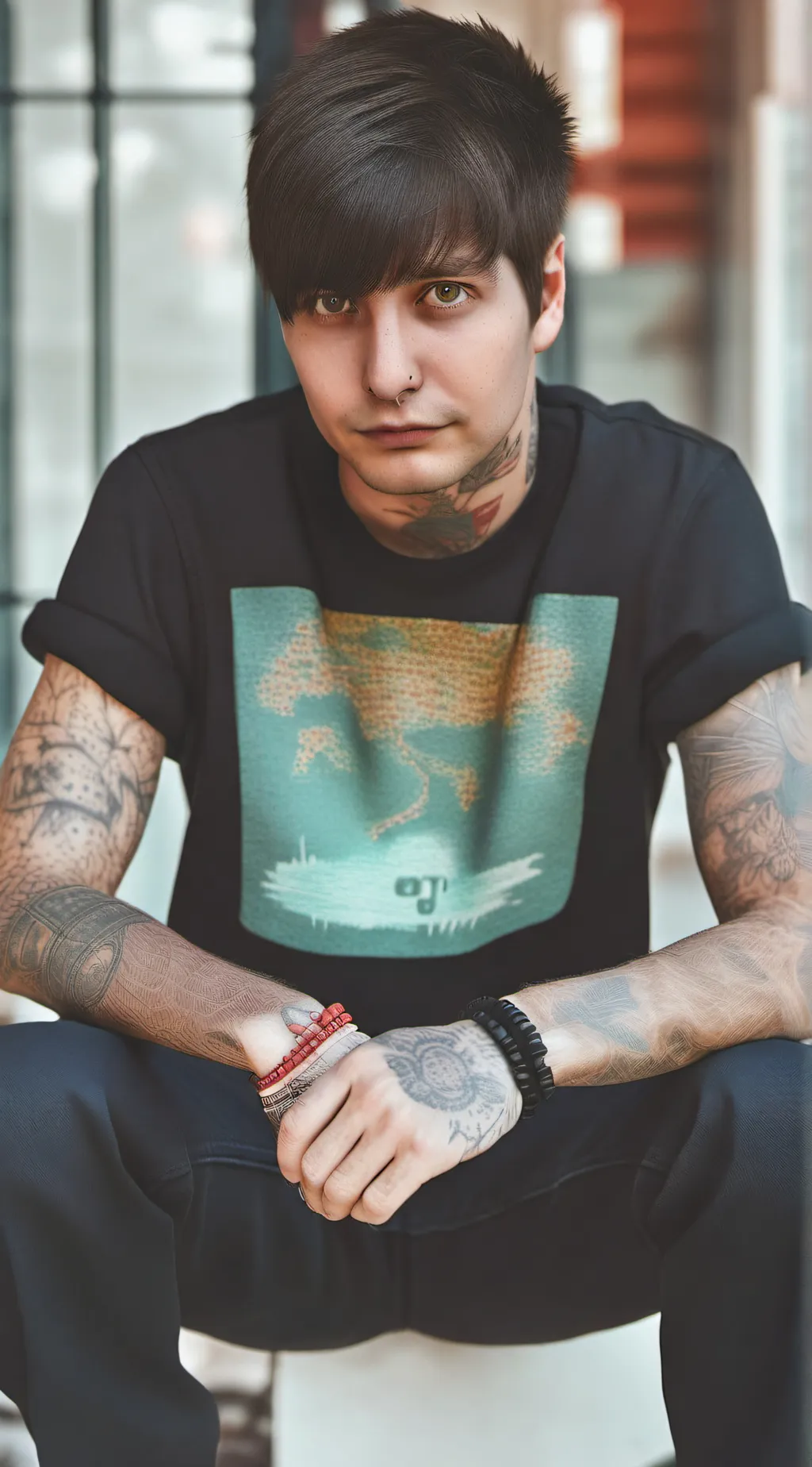 ai character: crescent hotel background