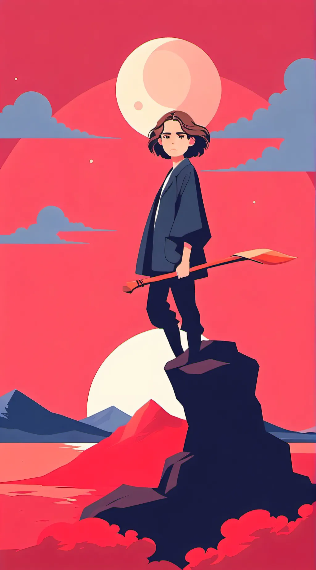 ai character: El stranger things background