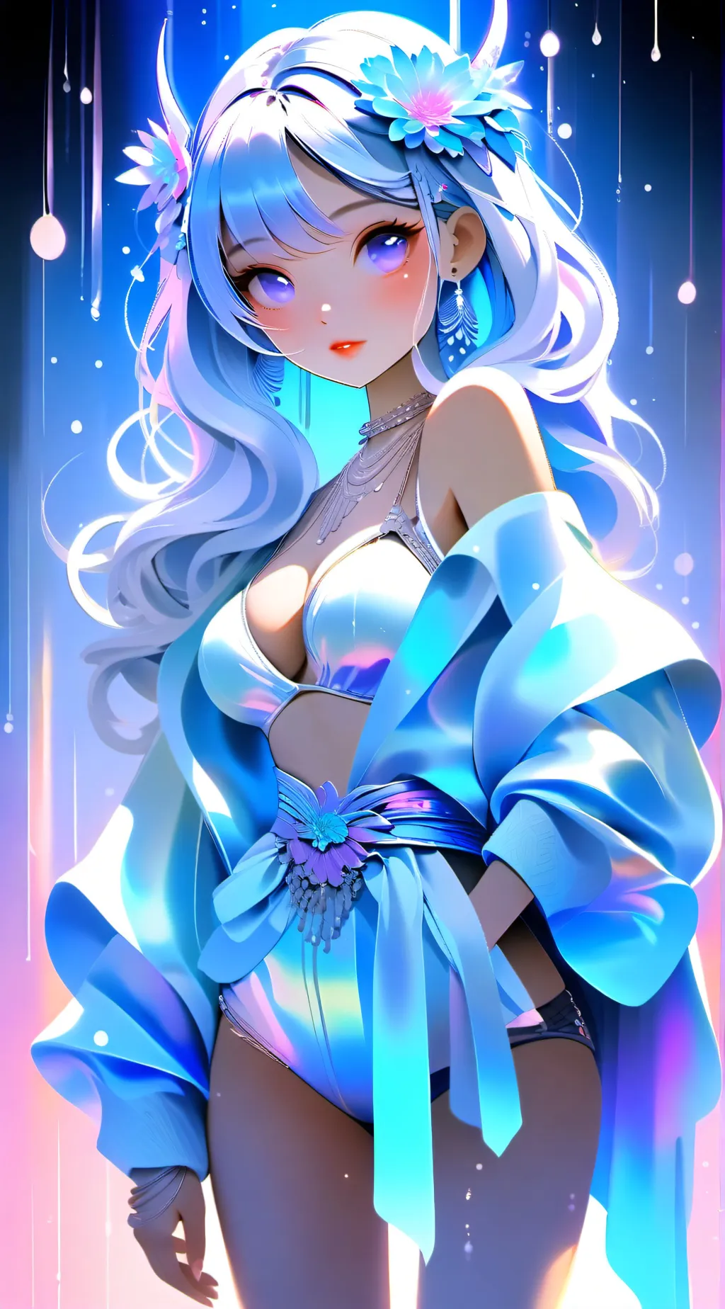 ai character: Moon background