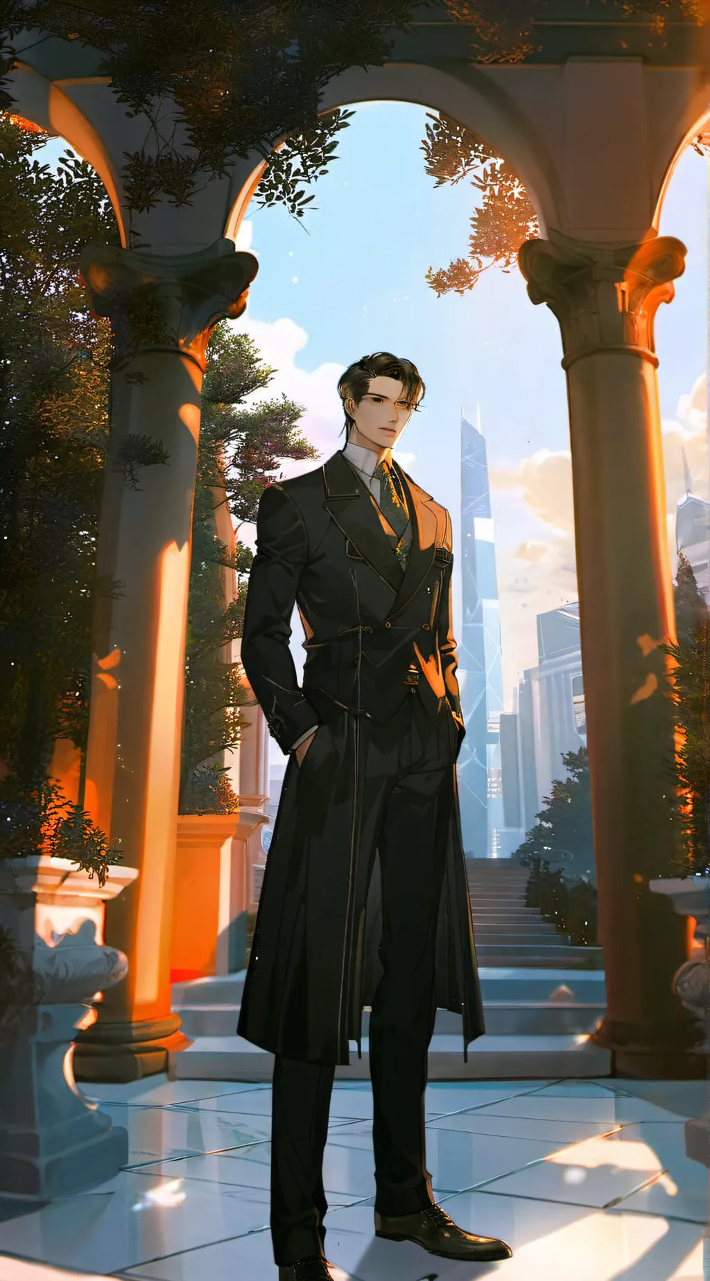 ai character: opm rpg background