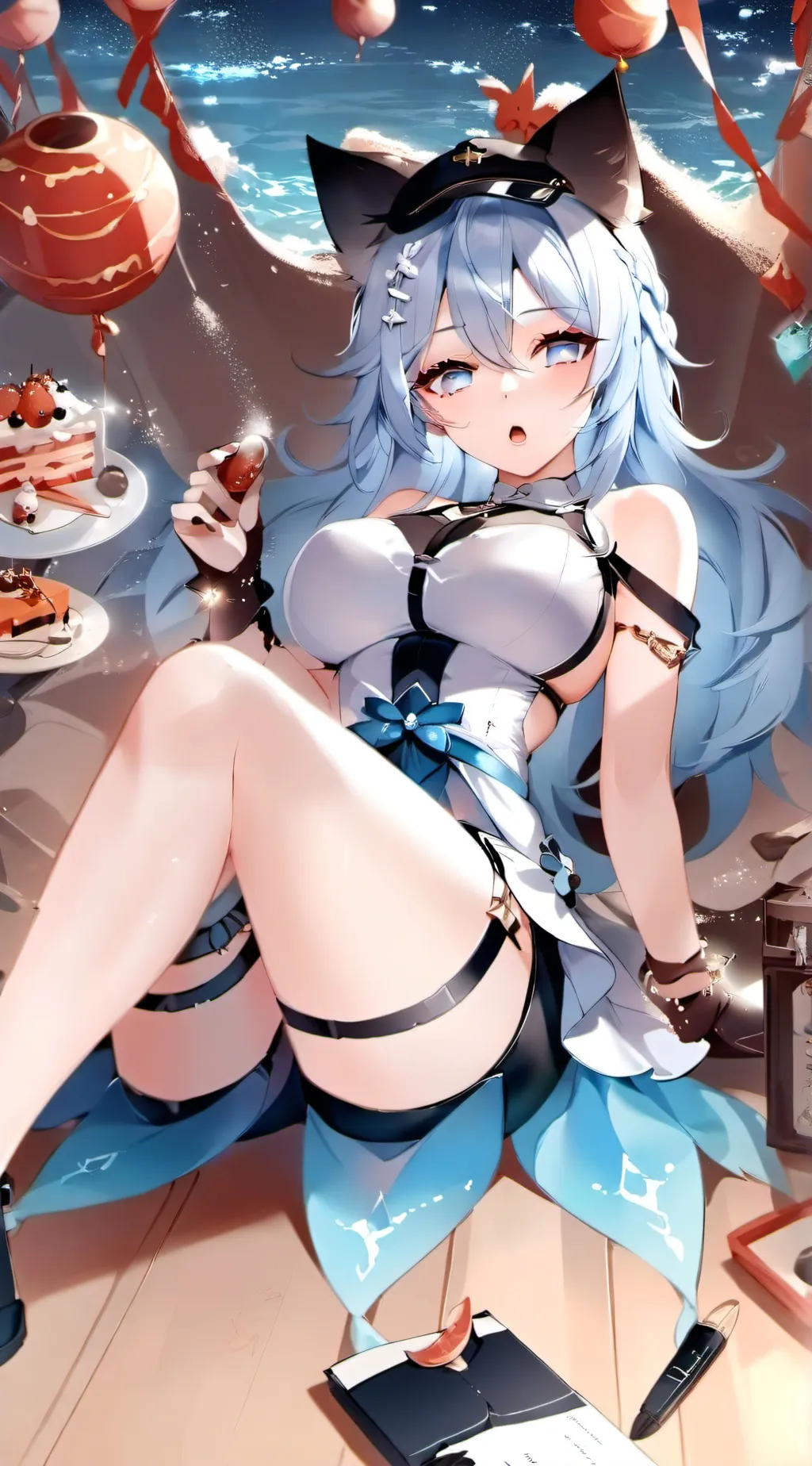 ai character: Aria background