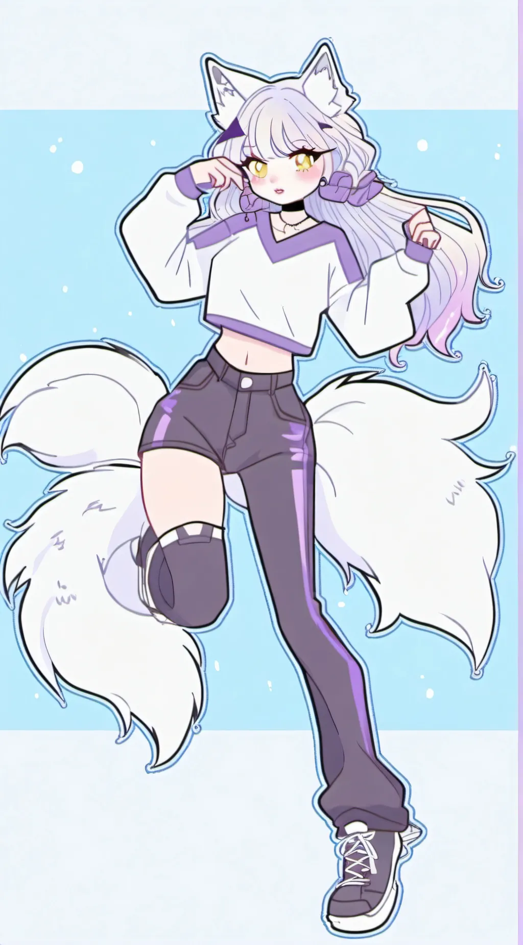 ai character: Nicole background