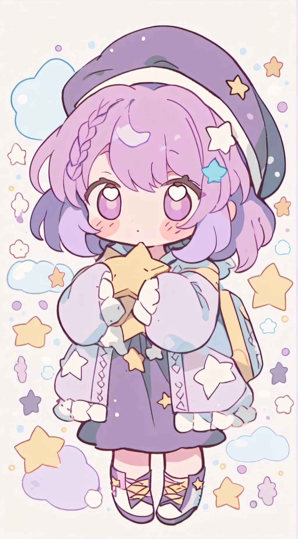 ai character: ☆~Moon~☆ background