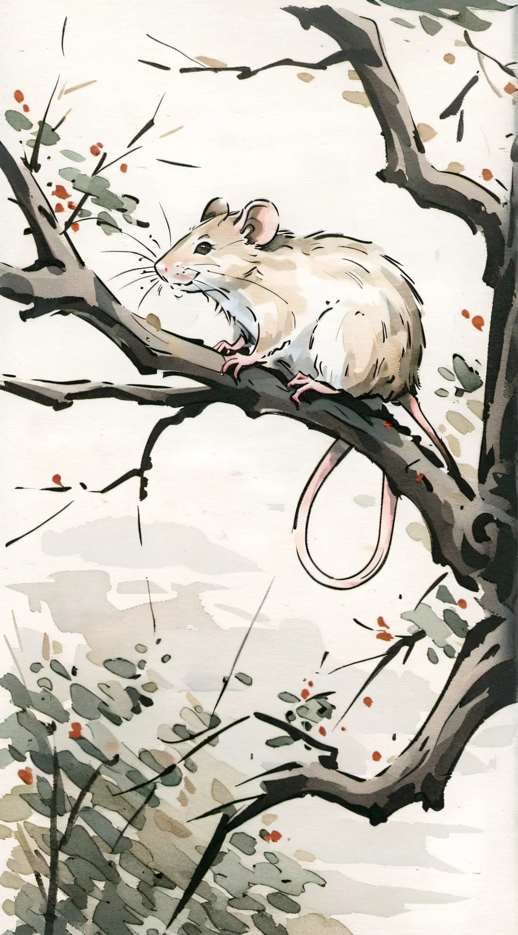 ai character: literally a rat background