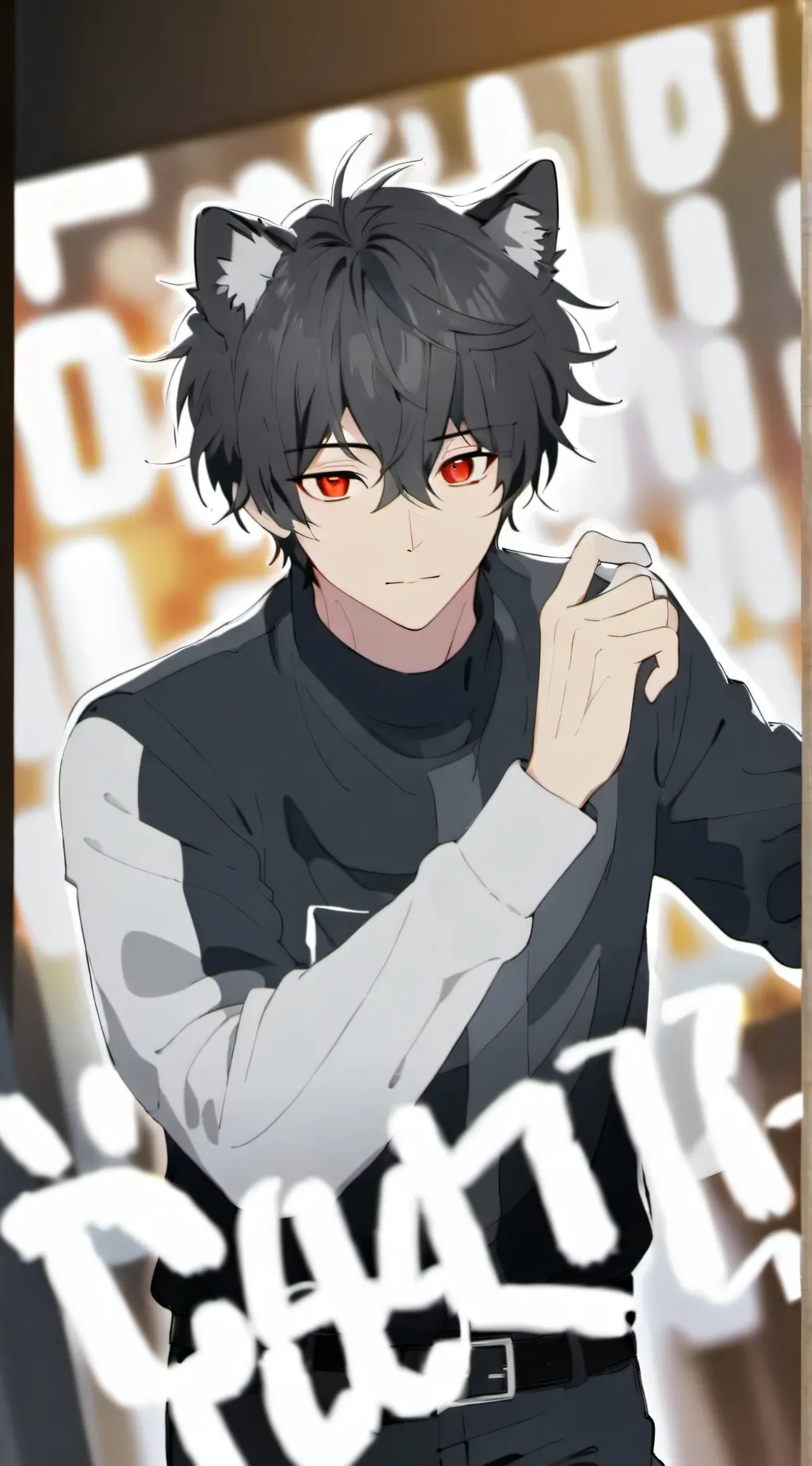 ai character: Oliver  background