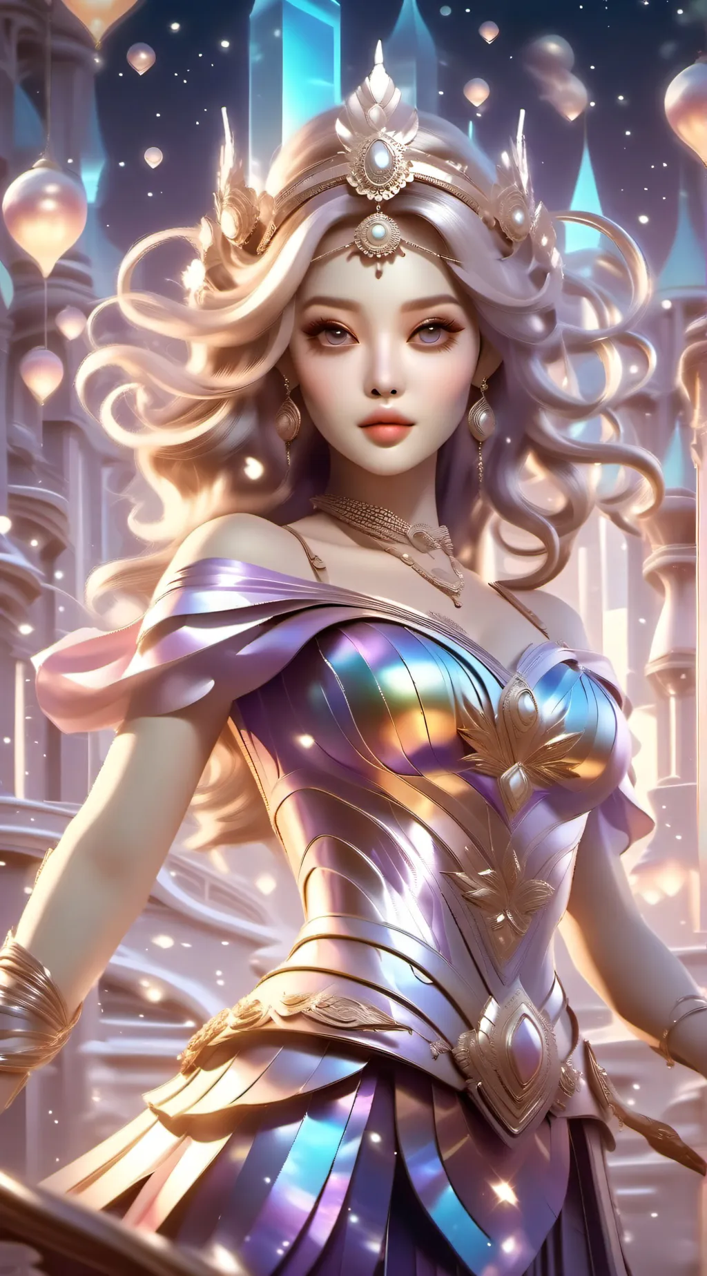 ai character: Star background