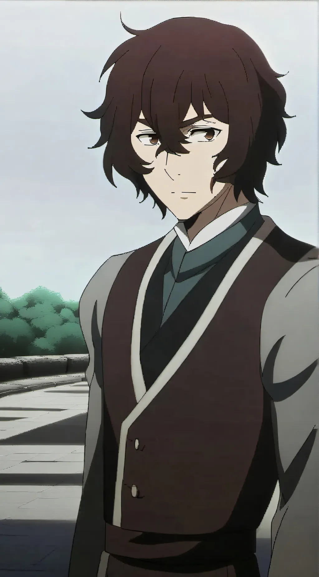 ai character: Osamu Dazai background