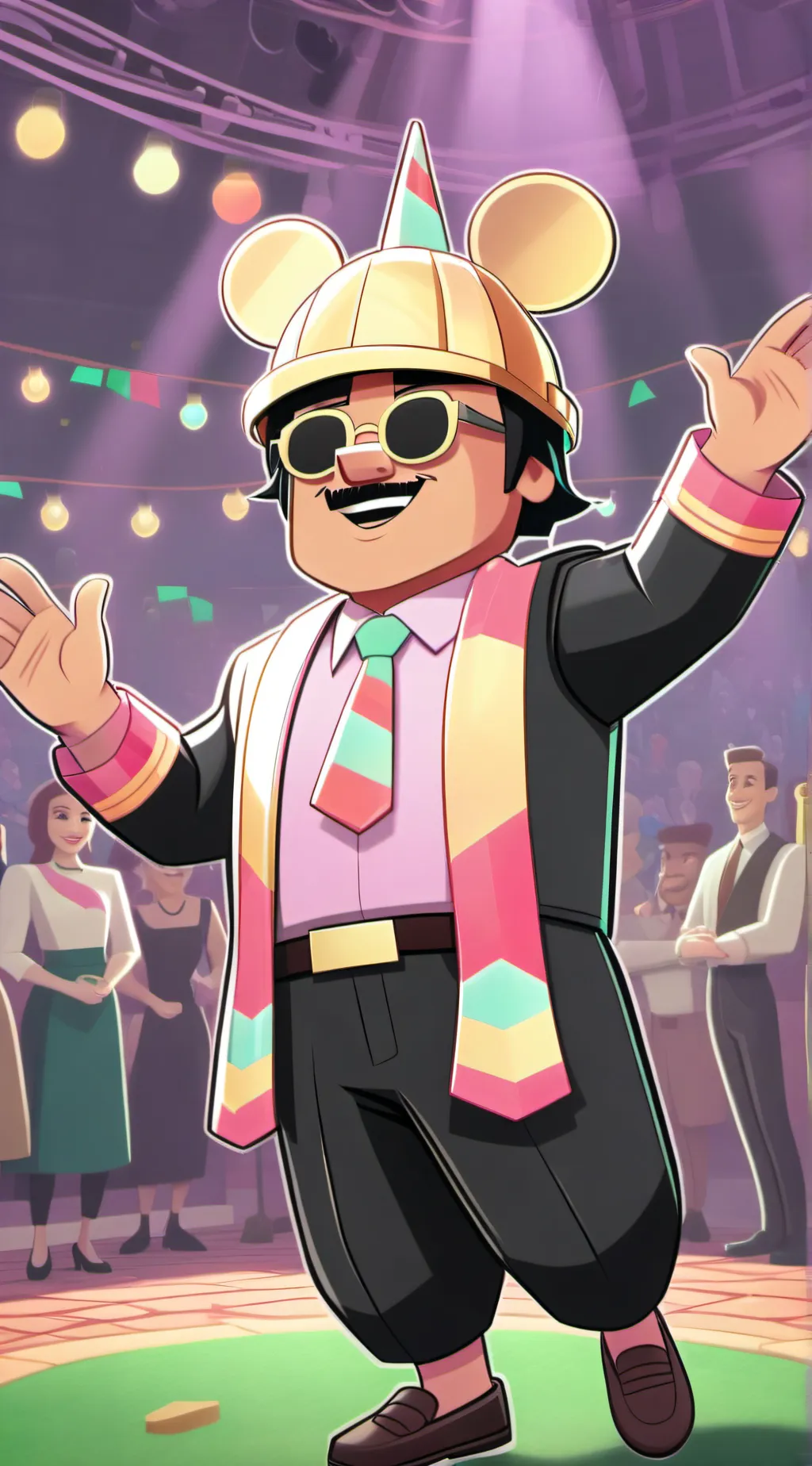 ai character: interaction one background