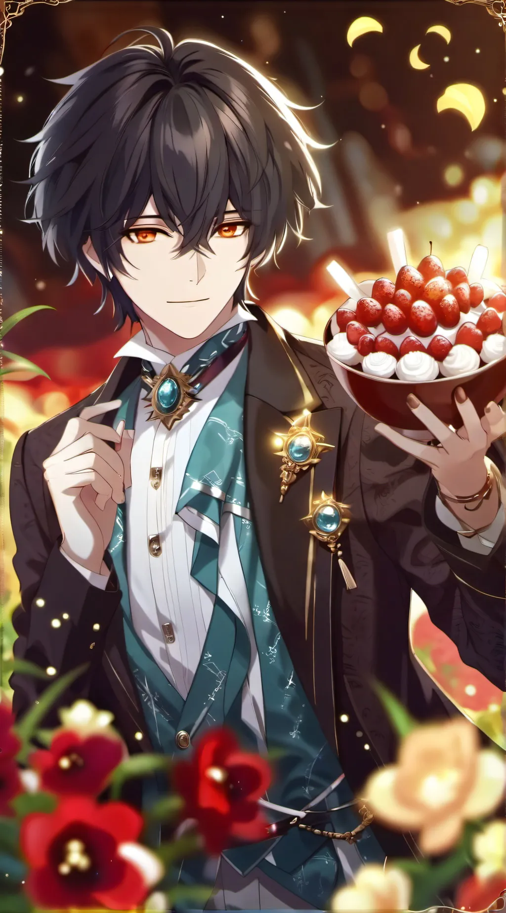 ai character: .•♫•♬•ɢᴀʀʀʏ •♬•♫•. background