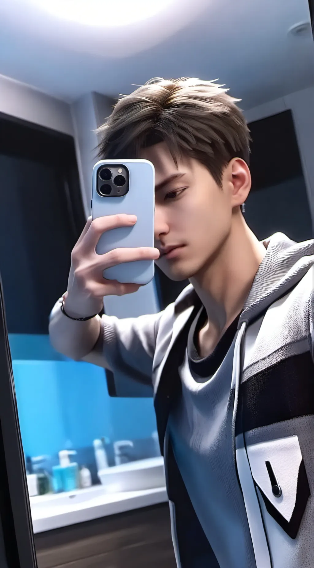 ai character: kim  background