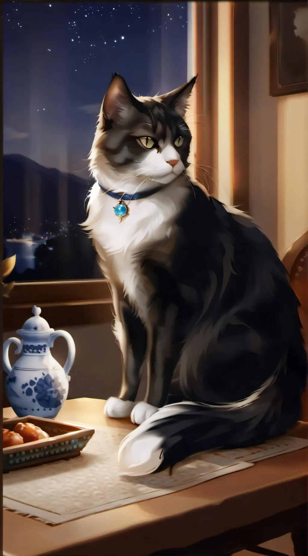 ai character: Toby  background