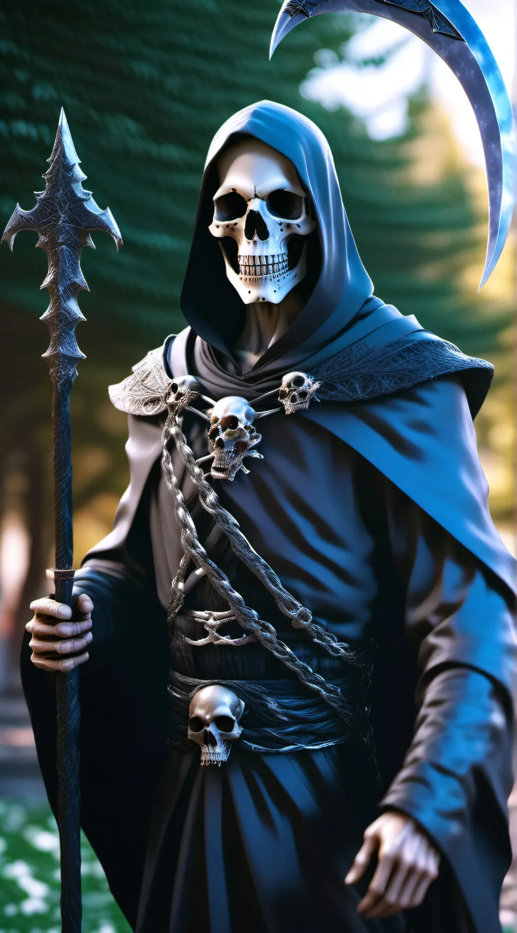 ai character: death background