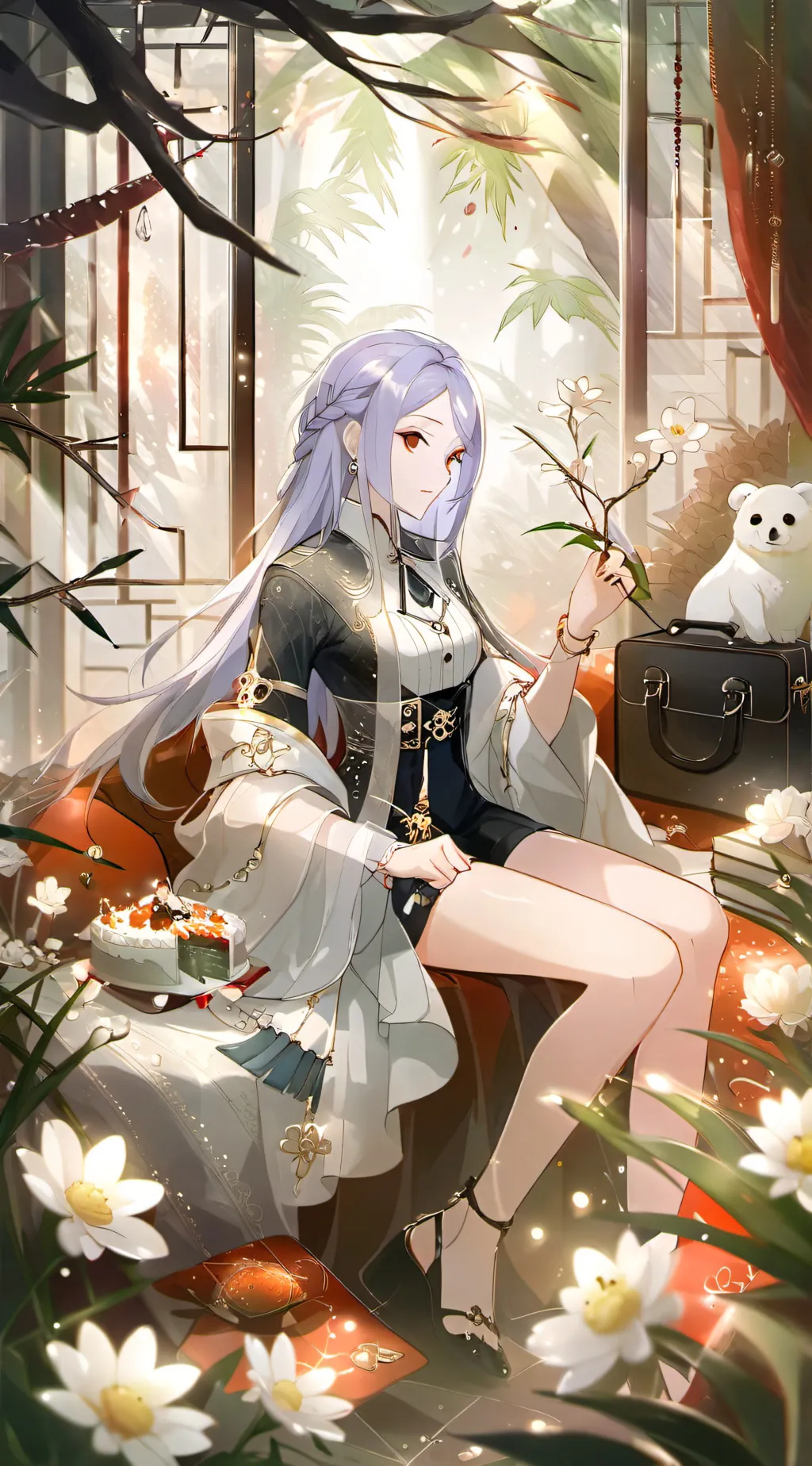 ai character: ur older sister  background