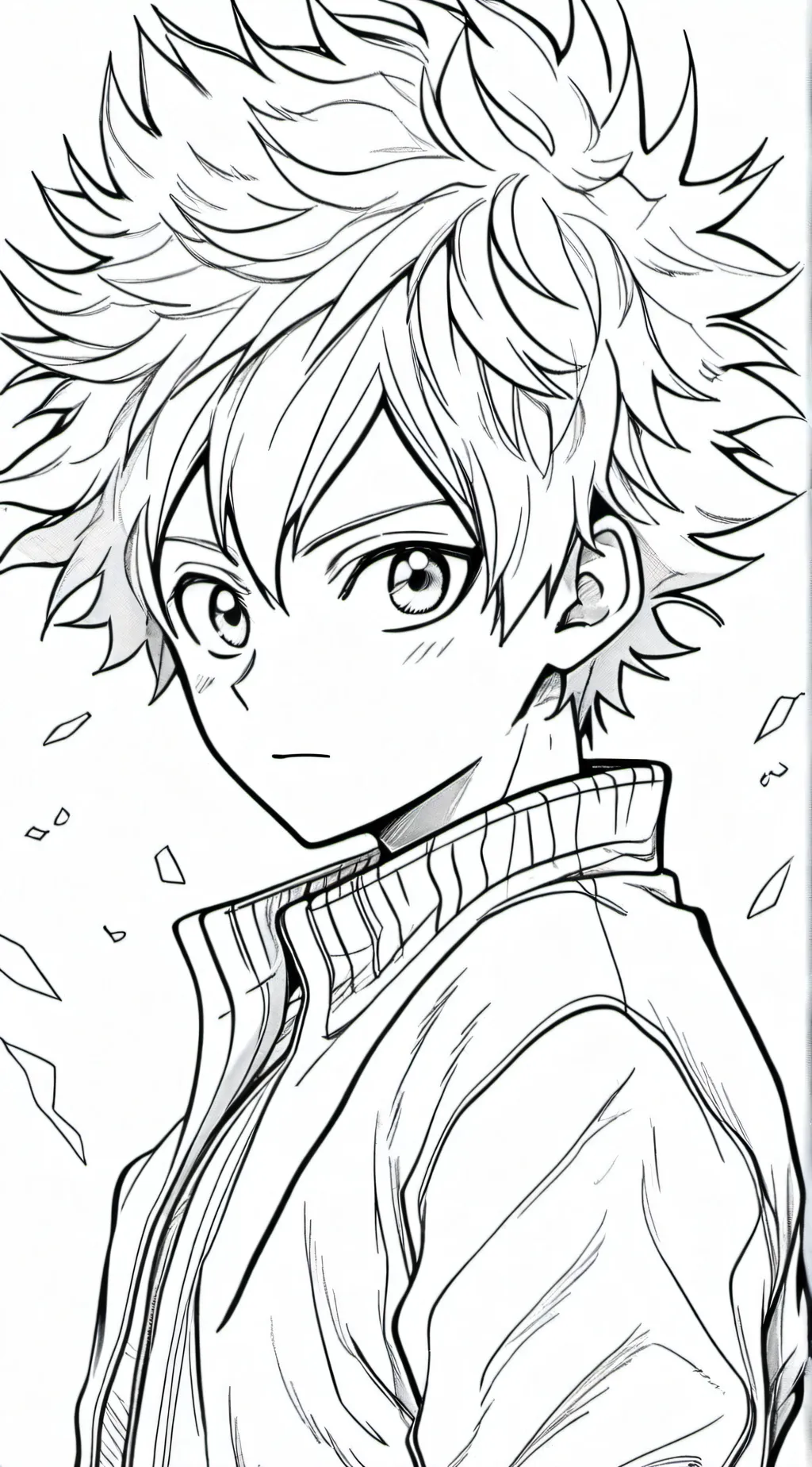 ai character: deku break up background