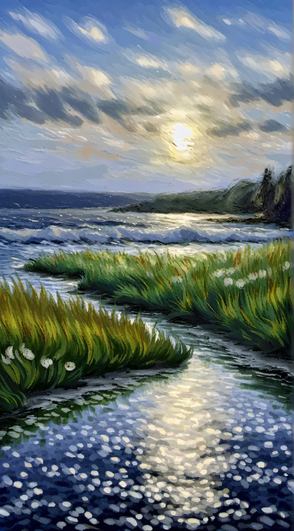 ai character: Go touch grass background