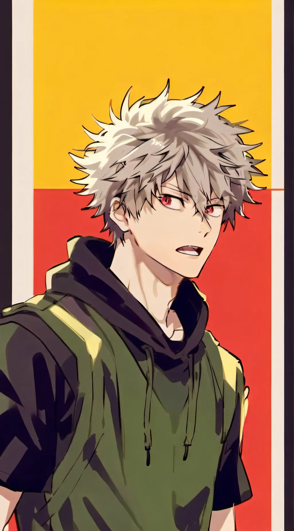 ai character: deku x bakugo background