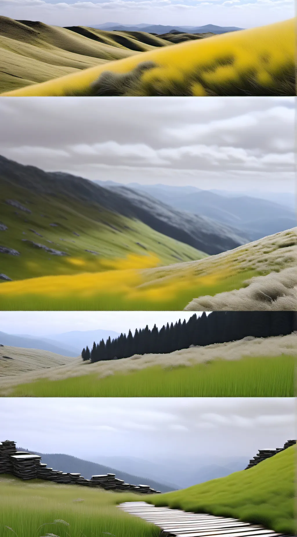 ai character: Grass background