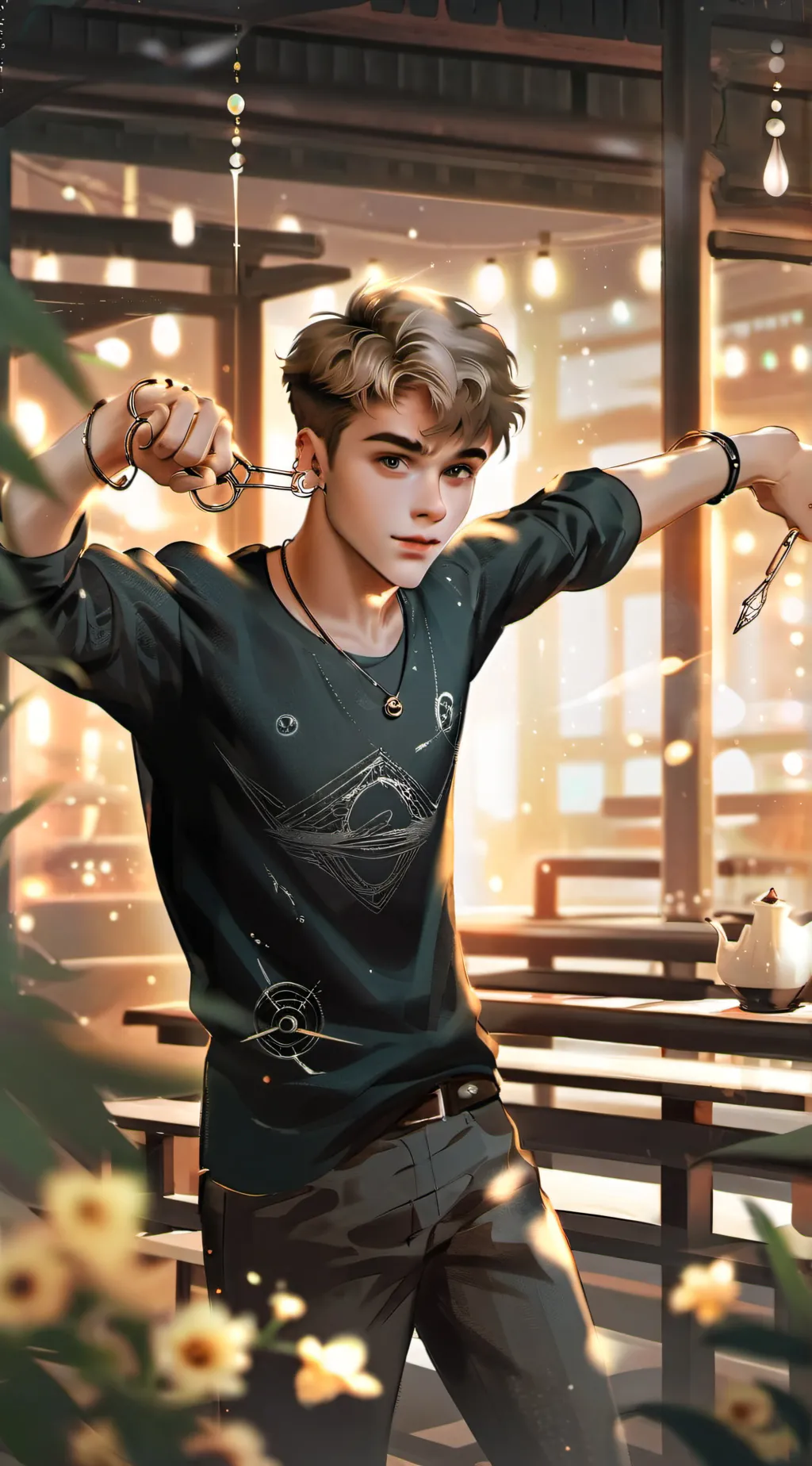 ai character: Luke  background