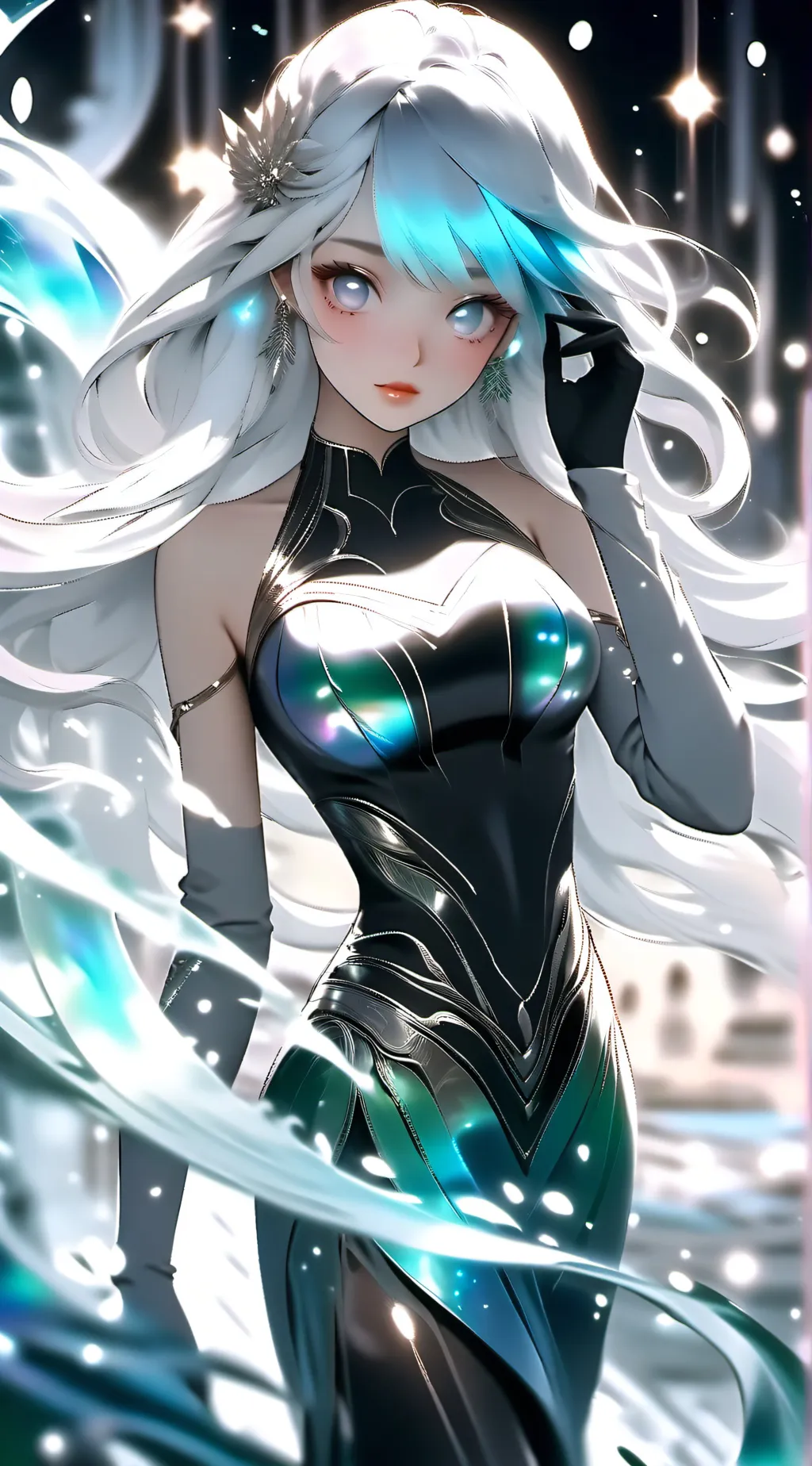 ai character: Emy  background