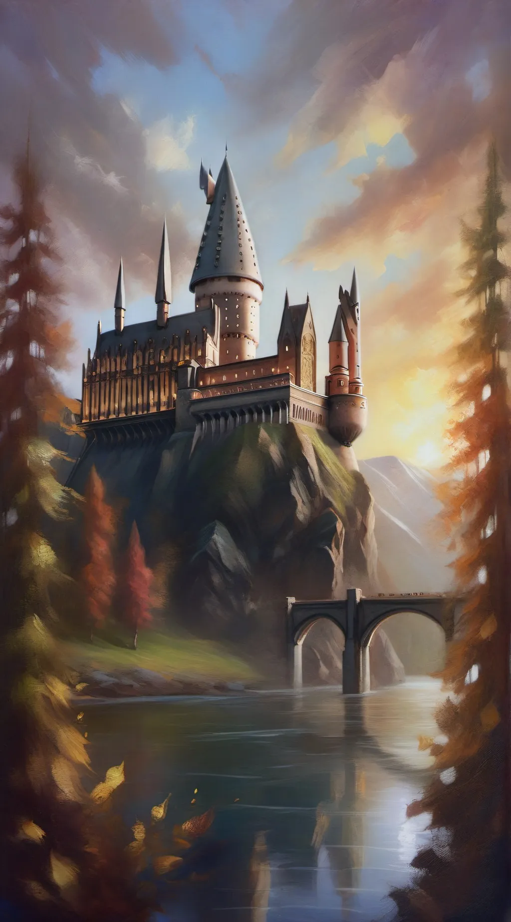ai character: My oh my Hogwarts  background