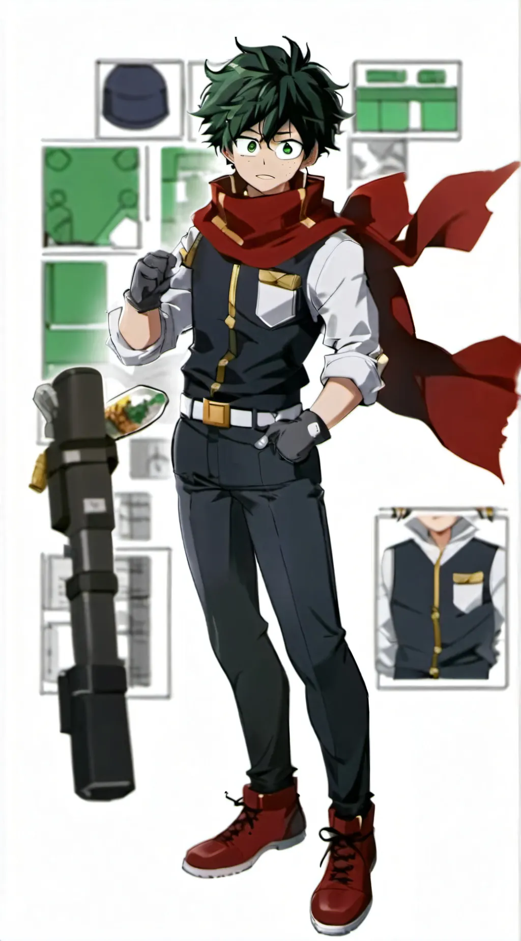 ai character: bkdk again  background