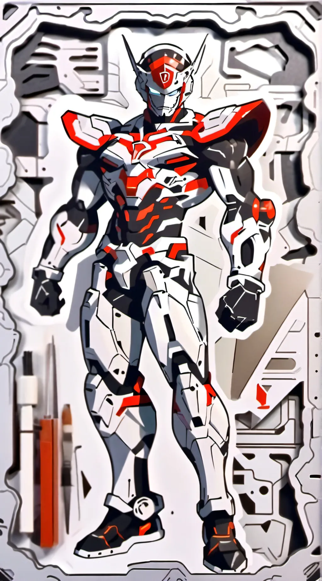 ai character: titan speakerman background