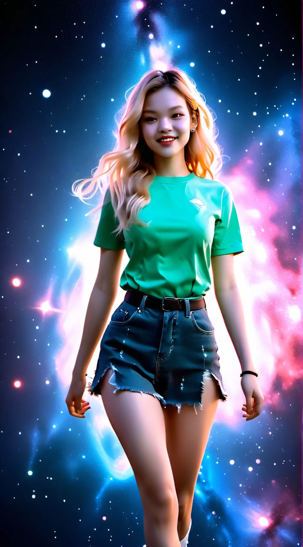 ai character: luna background