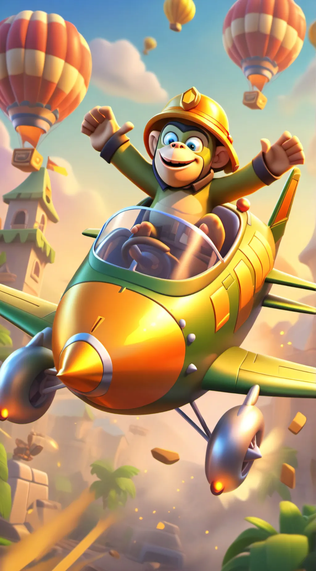 ai character: monkey ace background