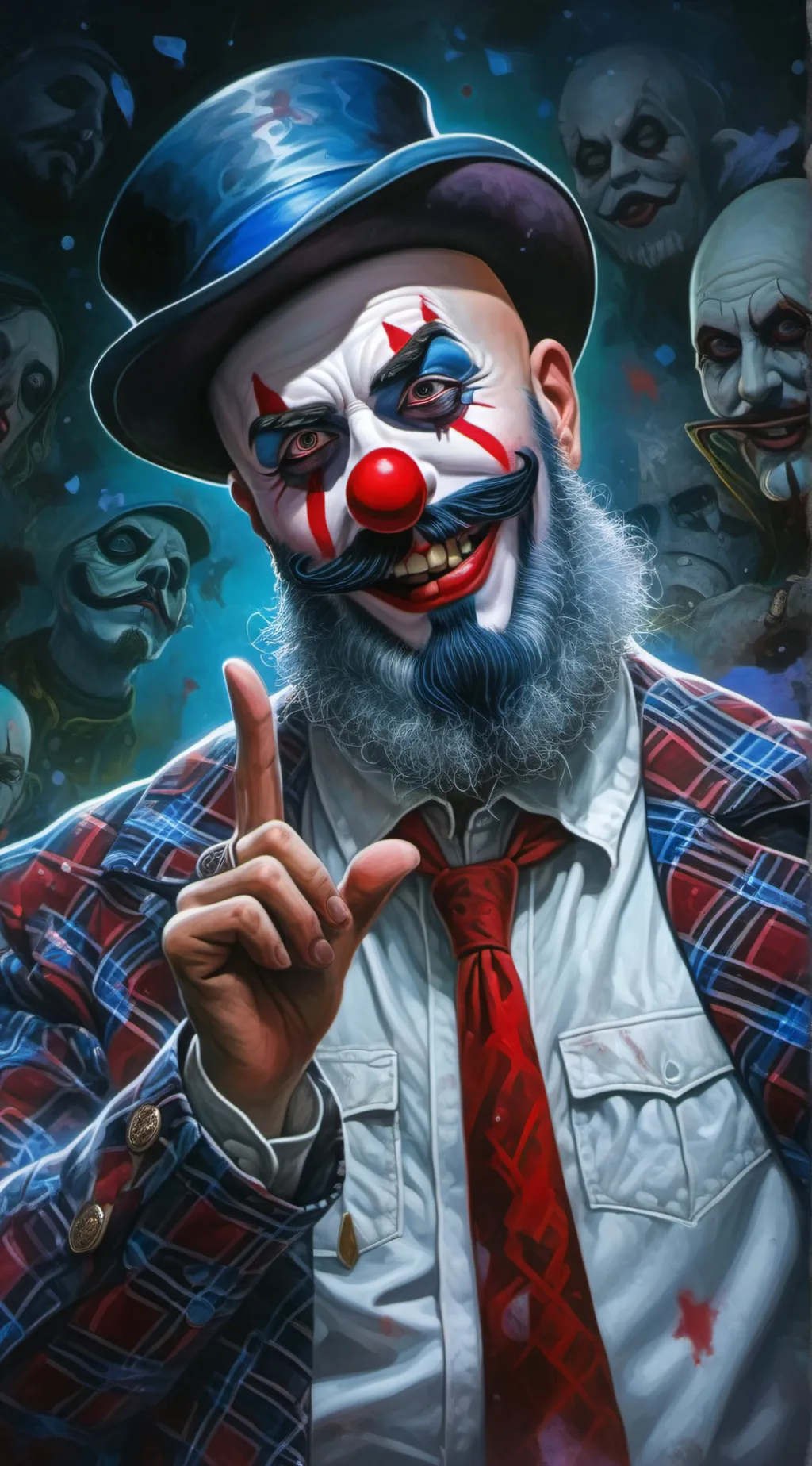 ai character: Captain Spaulding background