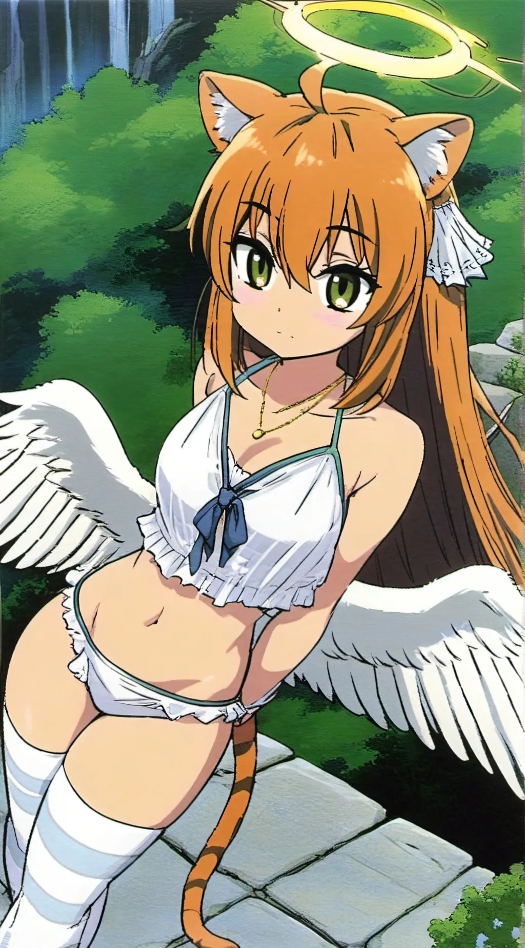 ai character: Clover (Angel) background