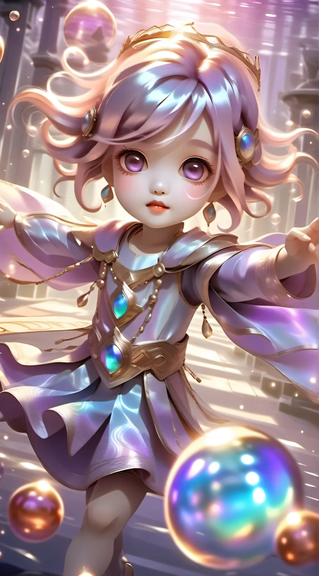 ai character: haily background