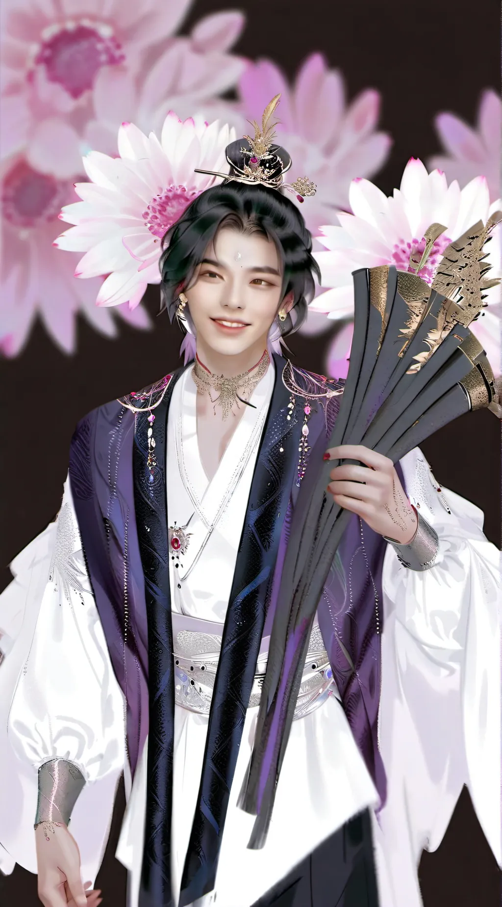 ai character: Hyunjin background