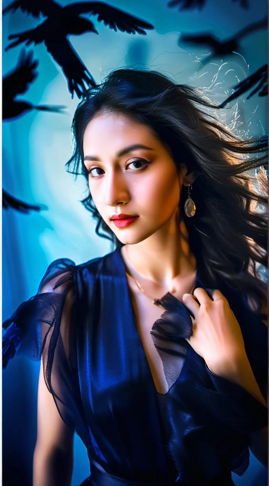 ai character: Raven background